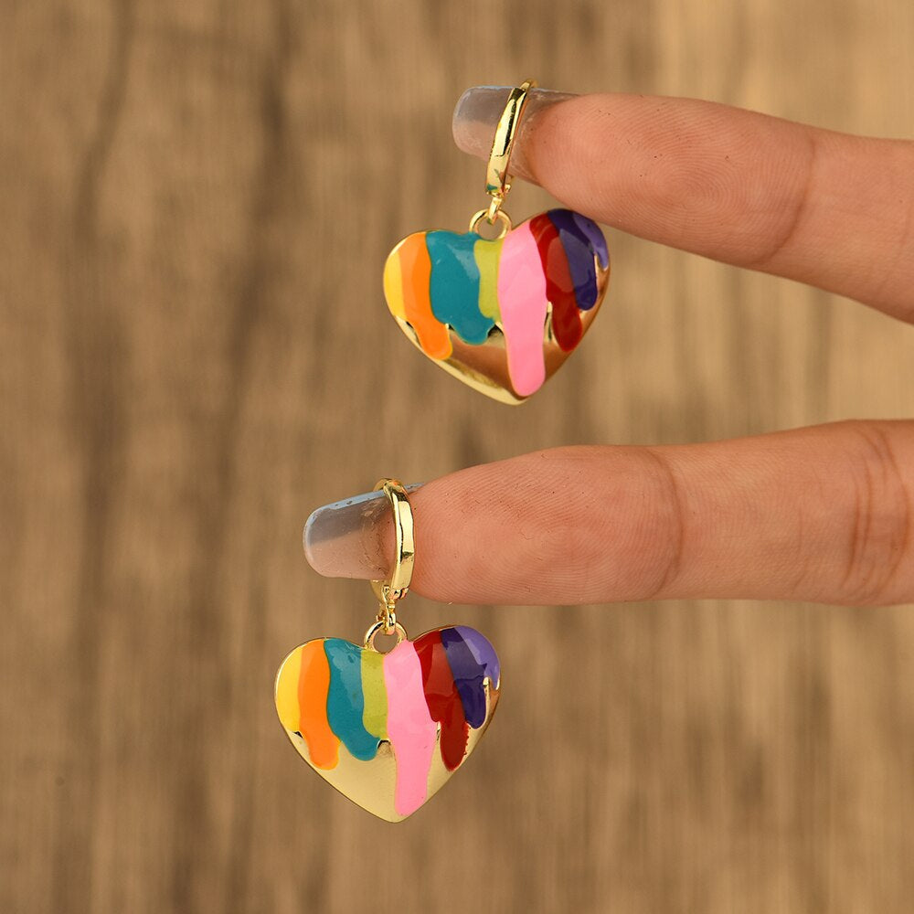 Ferlin™ - Hand-engraved 18-carat gold-plated earrings