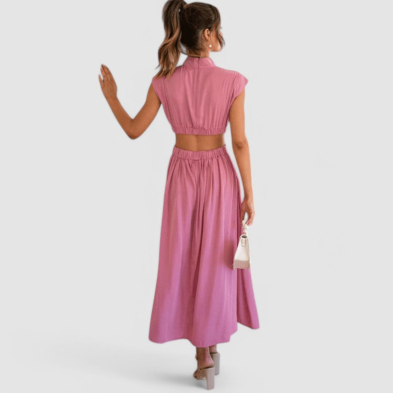 The Eulalia™ – Waist Define Maxi Dress