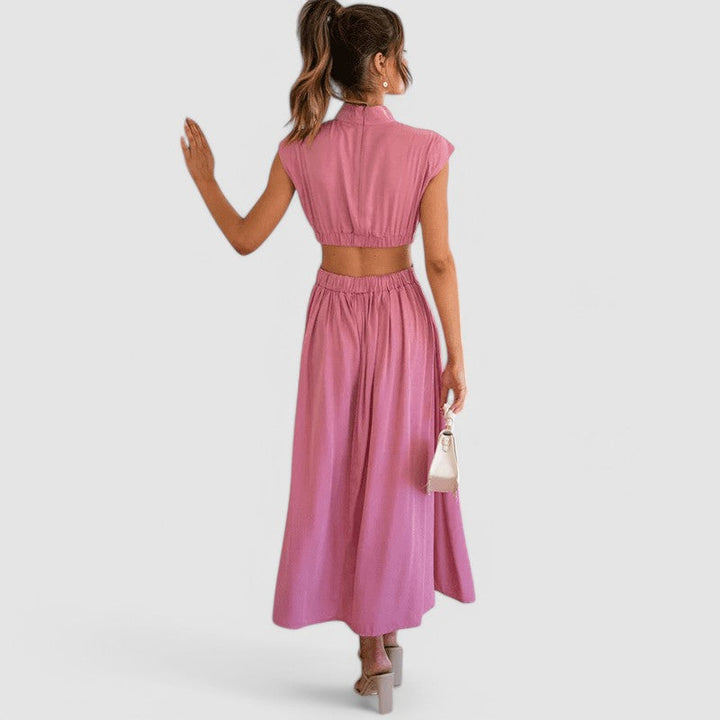 The Eulalia™ – Waist Define Maxi Dress