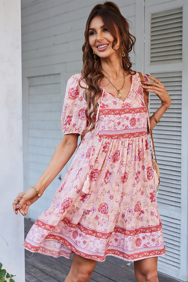 Lylia™ | Bohemian Floral Maxi Dress