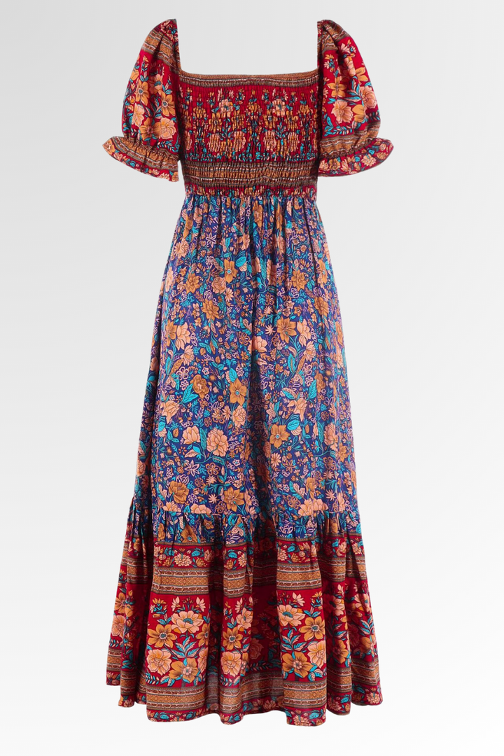 Zaria™ | Bohemian Floral Maxi Dress