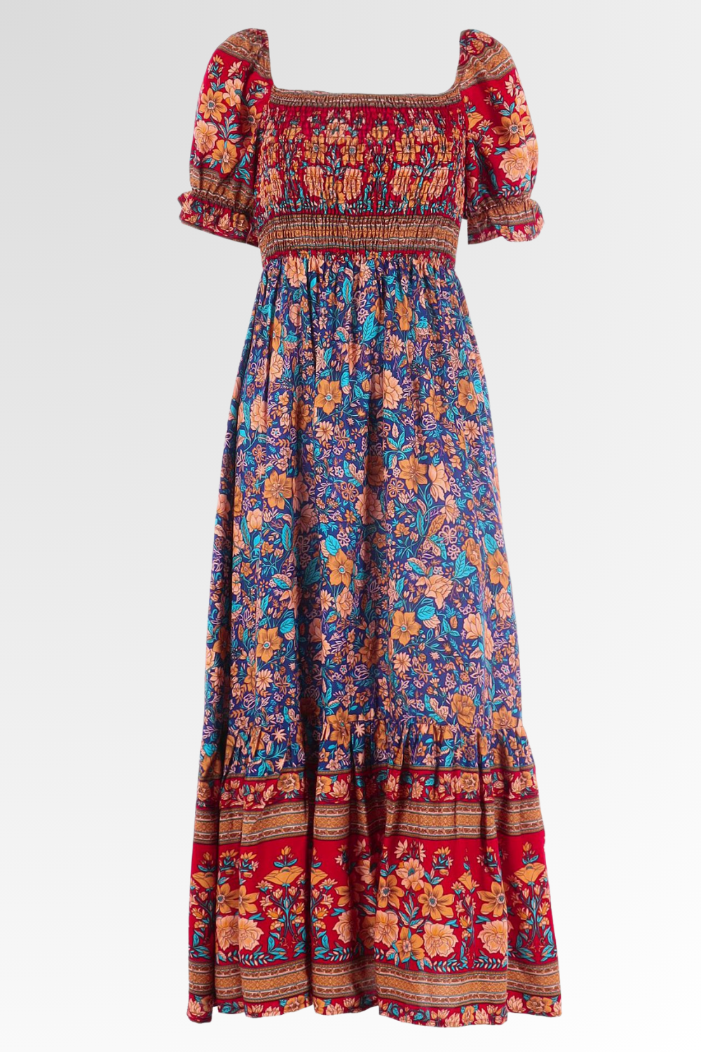 Zaria™ | Bohemian Floral Maxi Dress