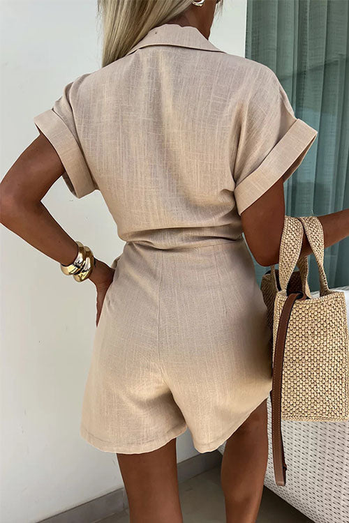 Evelisse | Chic Short Sleeve Jumpsuit