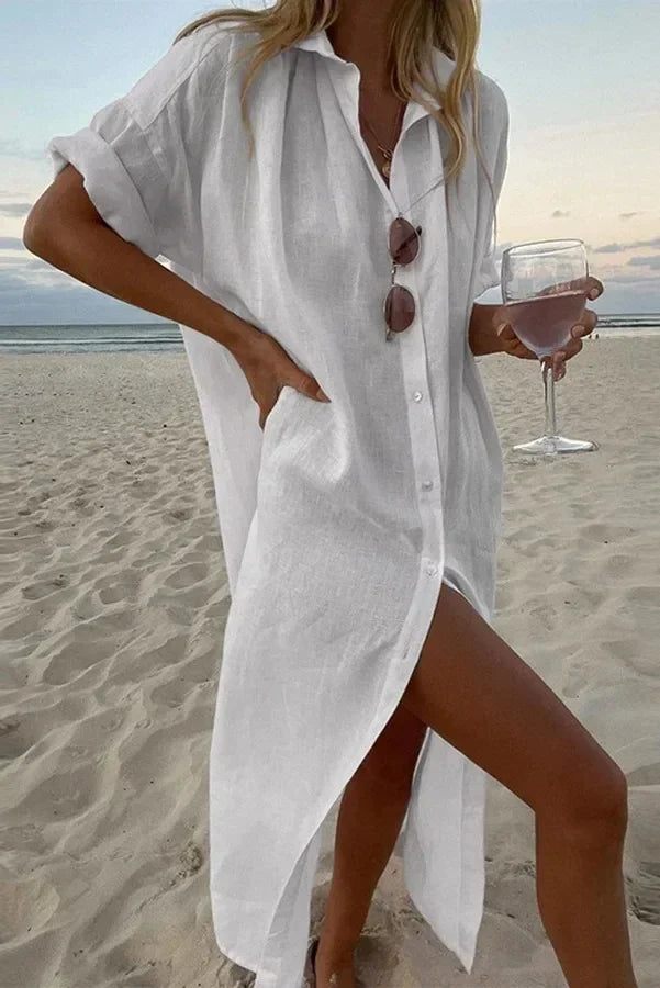 Malia™ – Linen Spring Dress