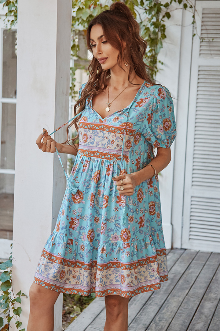 Lylia™ | Bohemian Floral Maxi Dress