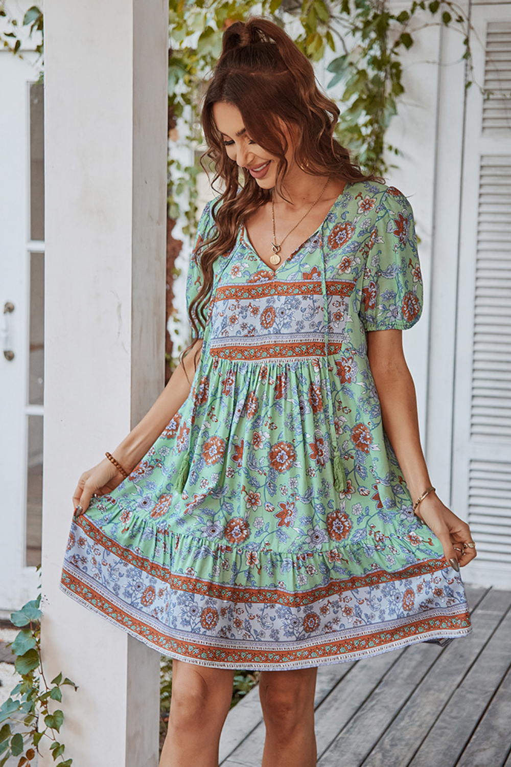 Lylia™ | Bohemian Floral Maxi Dress