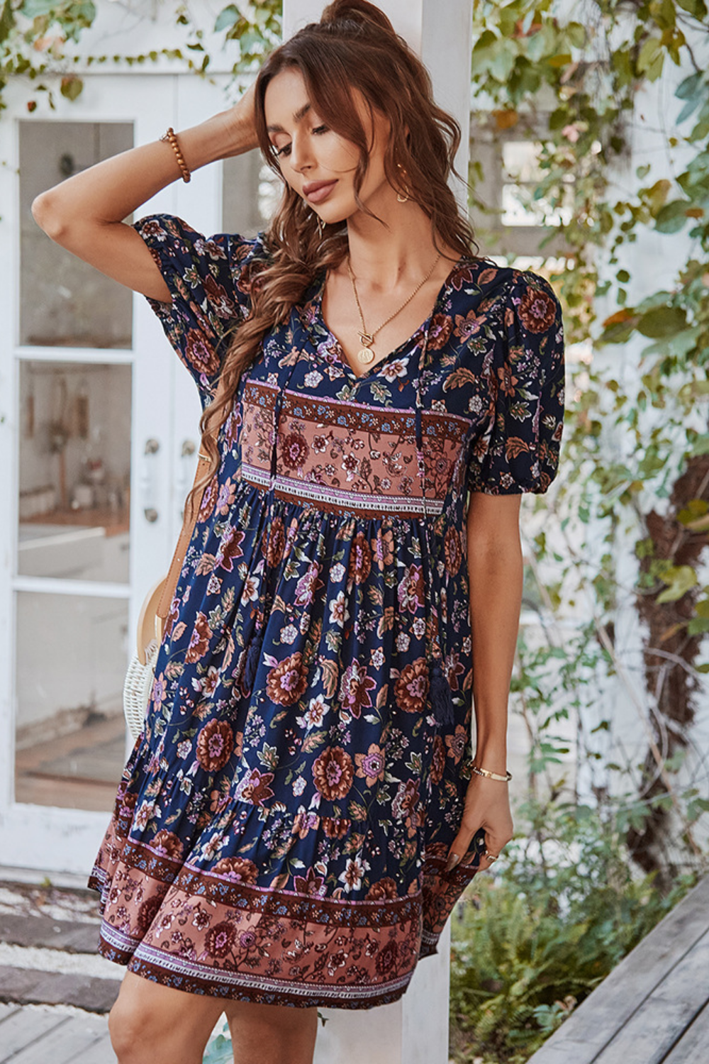 Lylia™ | Bohemian Floral Maxi Dress