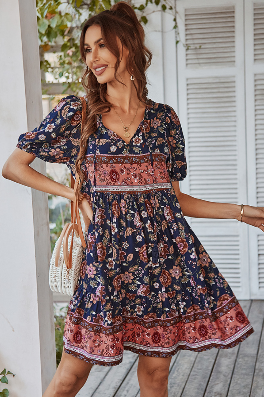 Lylia™ | Bohemian Floral Maxi Dress