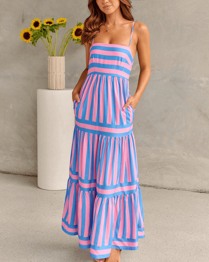 The Luciah | Vibrant Summer Maxi Dress