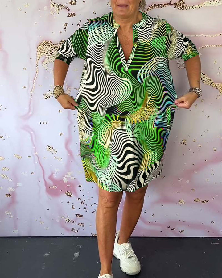 The Fay™ - The Elegant V-Neck Dress