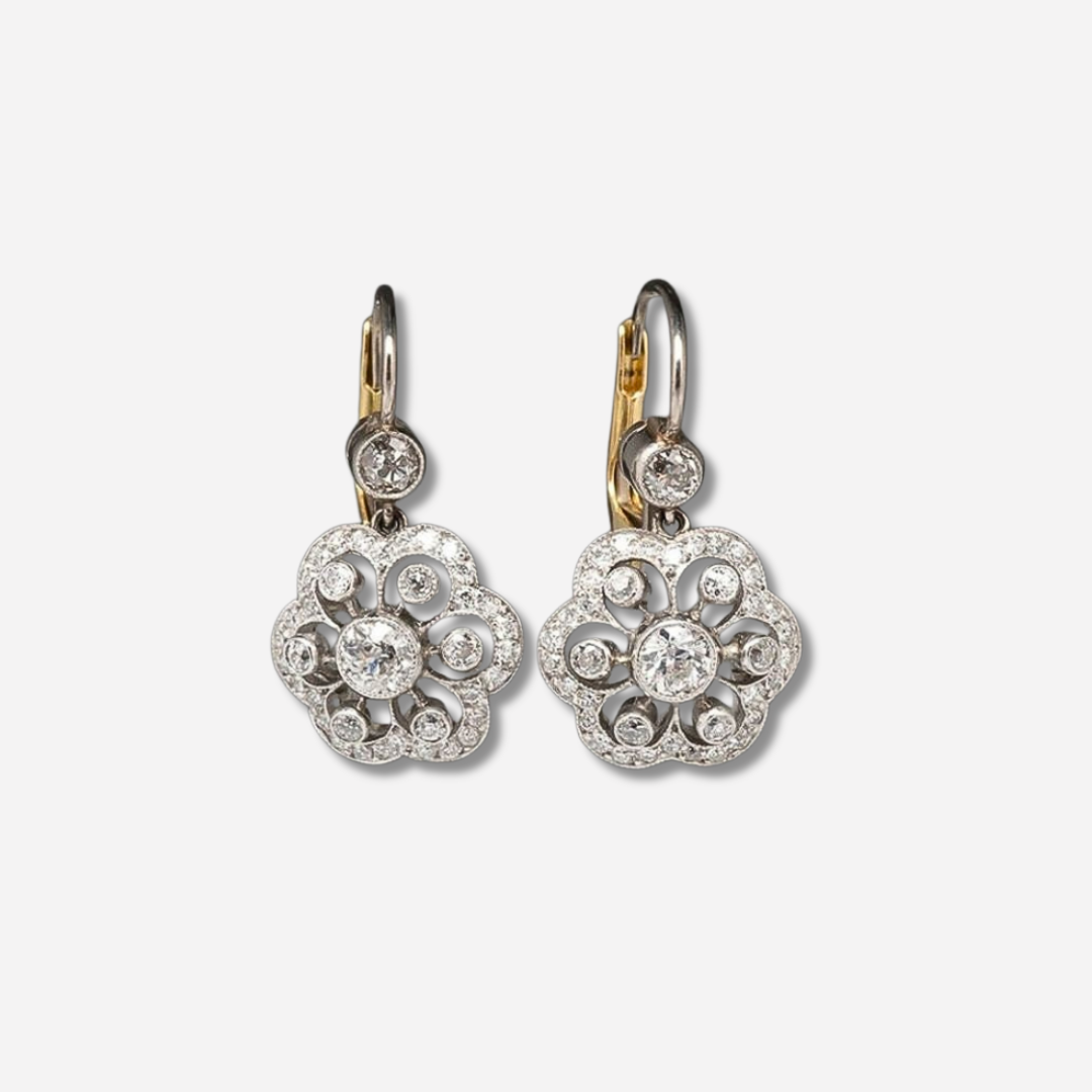 Lucy™ | Mandala Vintage Crystal Earrings