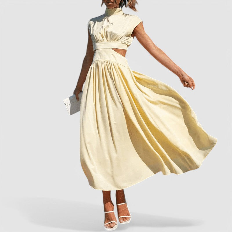 The Eulalia™ – Waist Define Maxi Dress