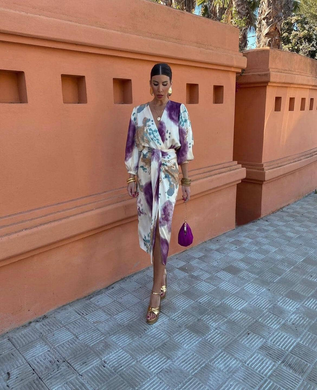 The Mora - Stylish Two-Piece Patterned Ensemble