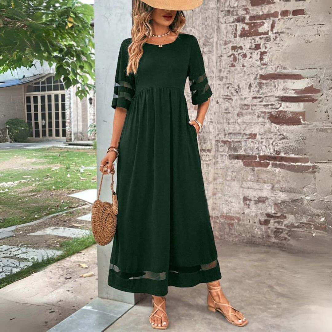 Eucalypta™ | Elegant Women's Tummy Covering Dress
