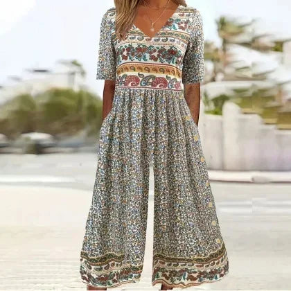 Nerina™ – Sommerlig blomster jumpsuit