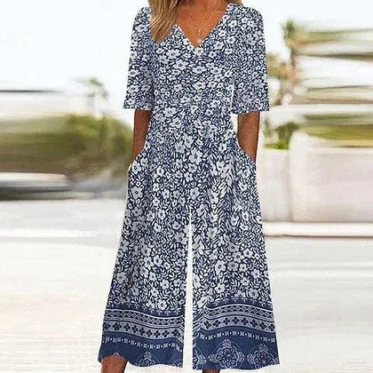 Nerina™ – Sommerlig blomster jumpsuit