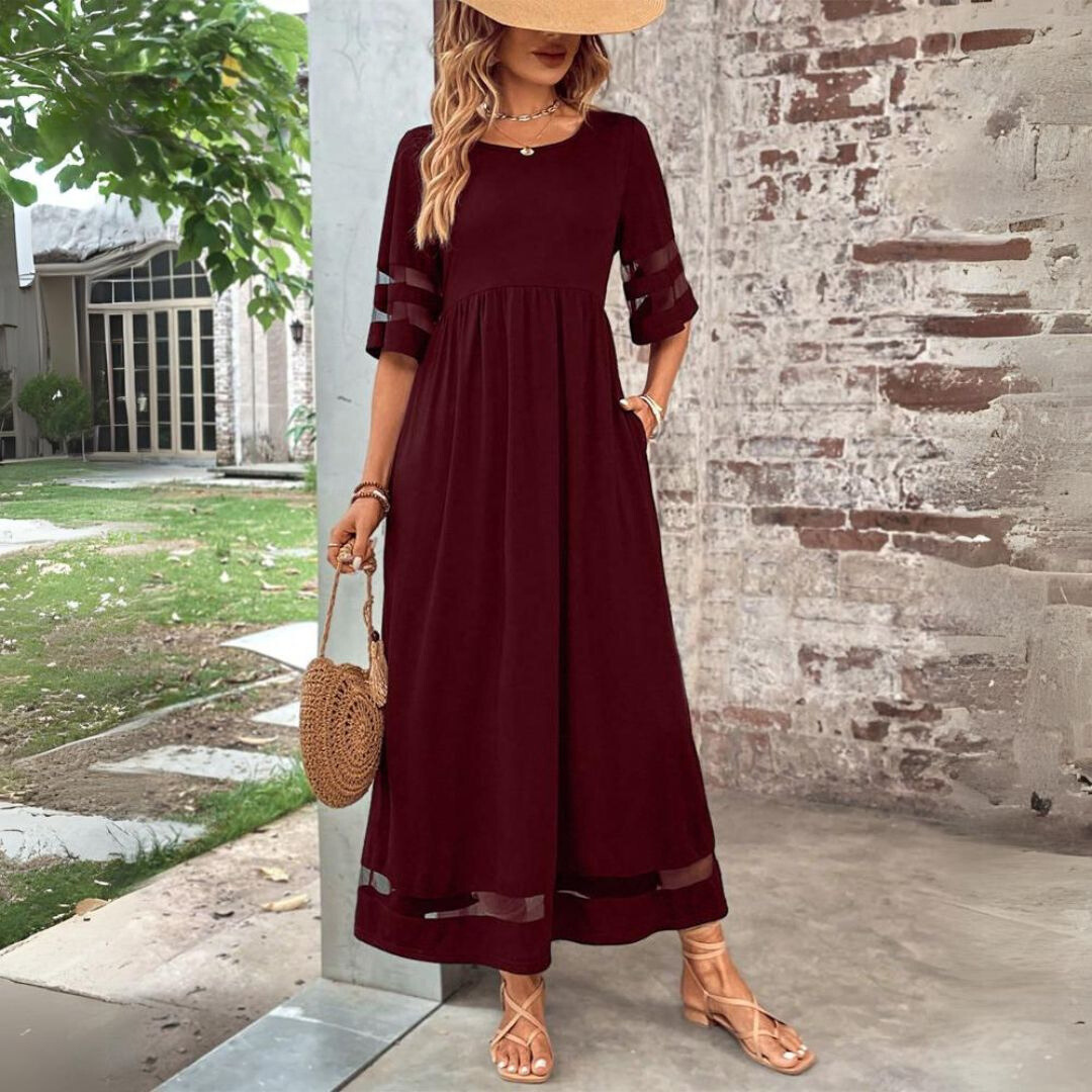 Eucalypta™ | Elegant Women's Tummy Covering Dress
