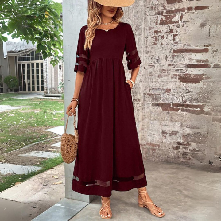 Eucalypta™ | Elegant Women's Tummy Covering Dress