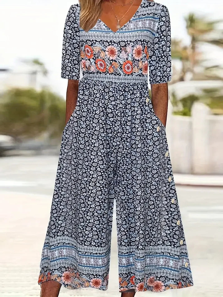Nerina™ – Sommerlig blomster jumpsuit