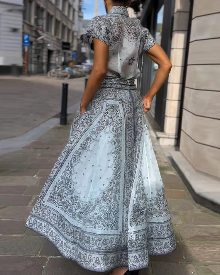 The Nevaeh - 2 in 1 Blouse and Epitome Skirt