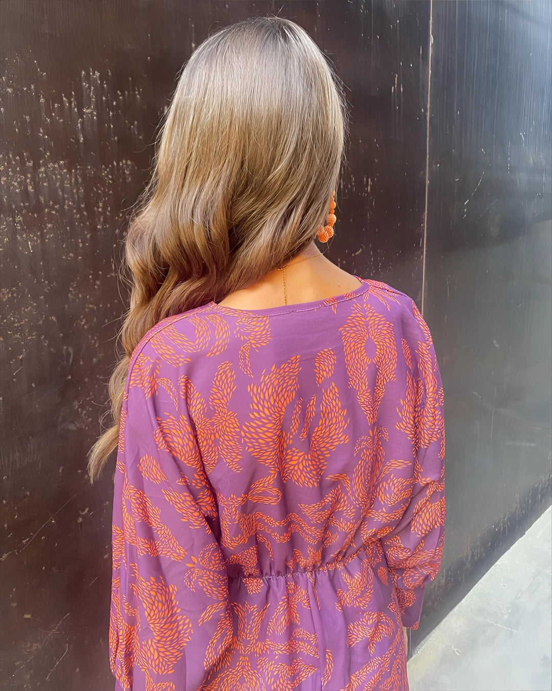The Vespera | Elegant Floral Midi Dress