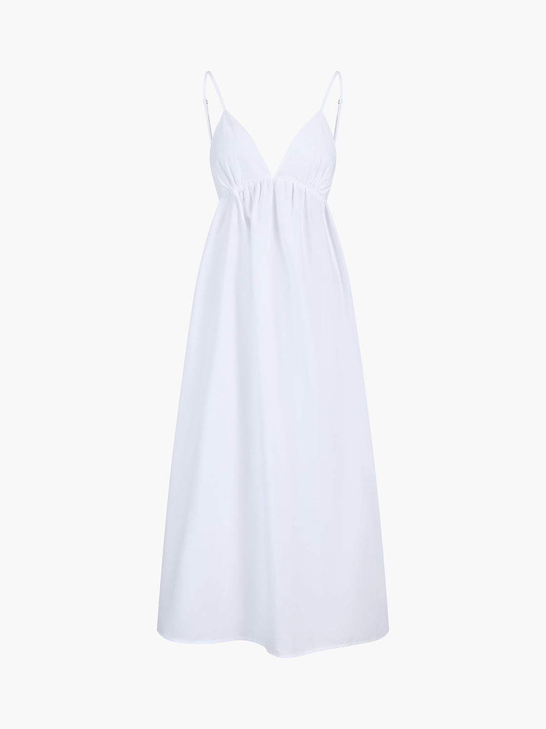 The Lilah - Cotton Maxi Low Back Dress