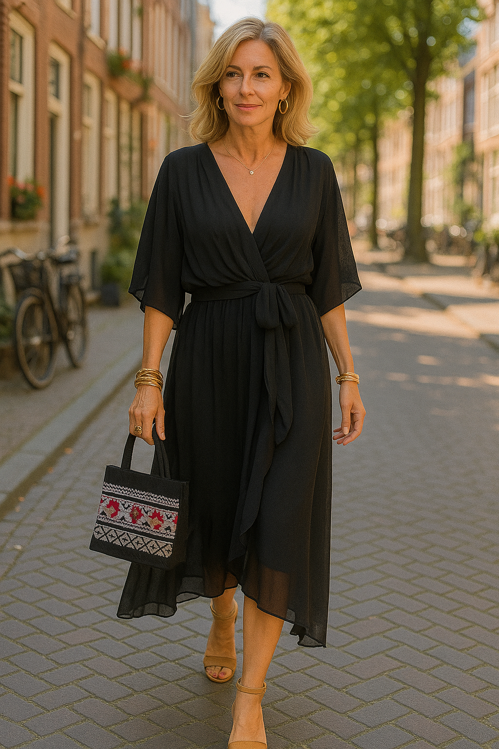 The Cosima™ - Elegant Chiffon Dress