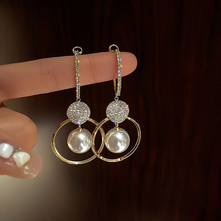 Lucy™ | Zerra Luxury Earrings with Cultured Pearls and Zirconias