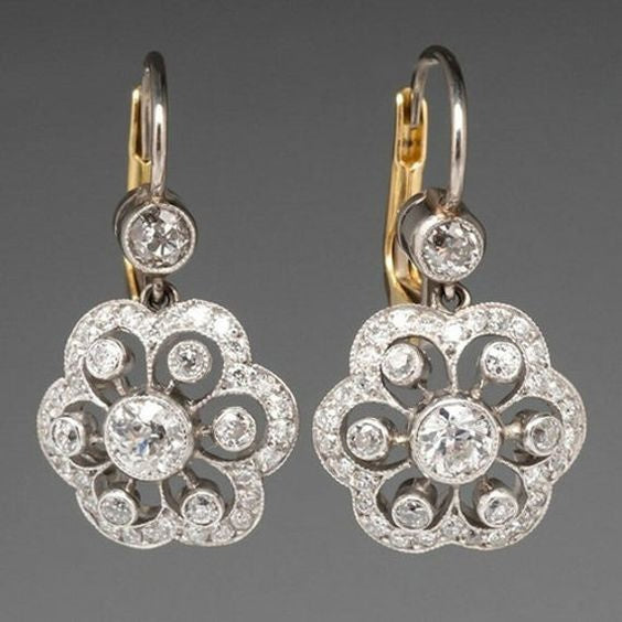 Lucy™ | Mandala Vintage Crystal Earrings
