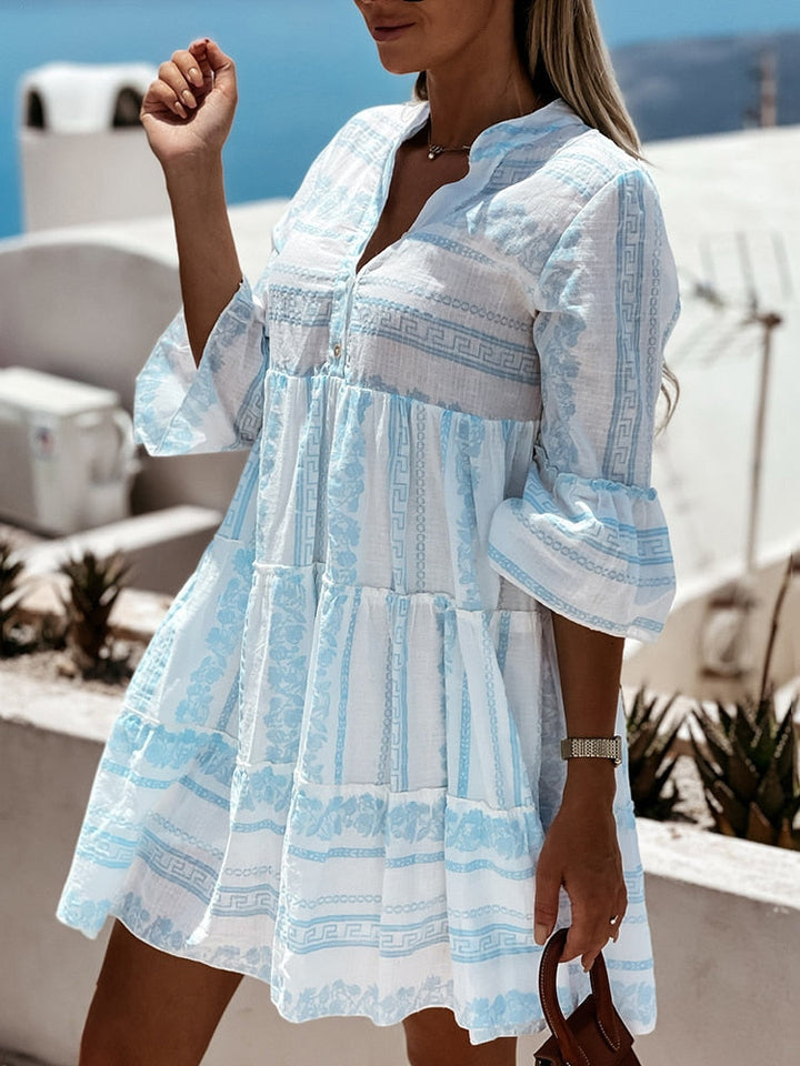 Tayambra | Boho Ruffle Dress