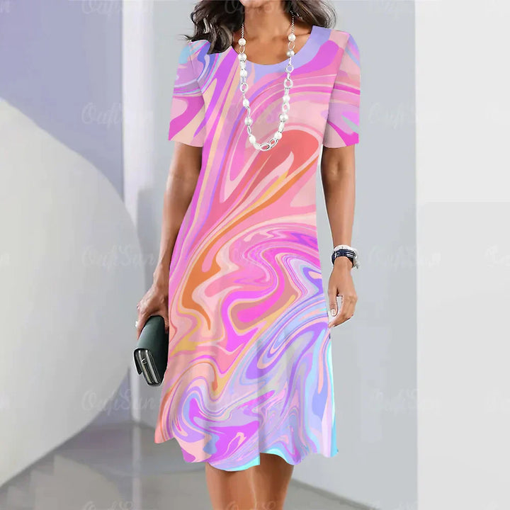 Clover™ | Effortless Chic Printed Dress