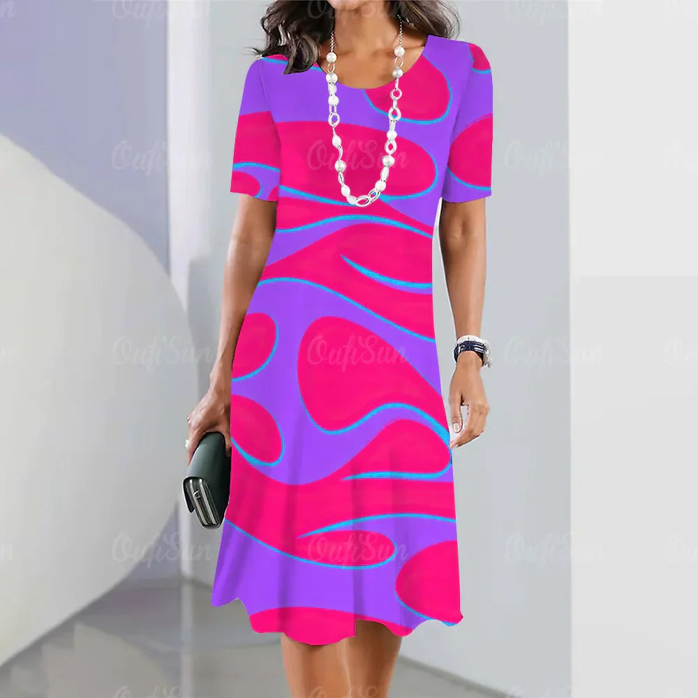 Clover™ | Effortless Chic Printed Dress