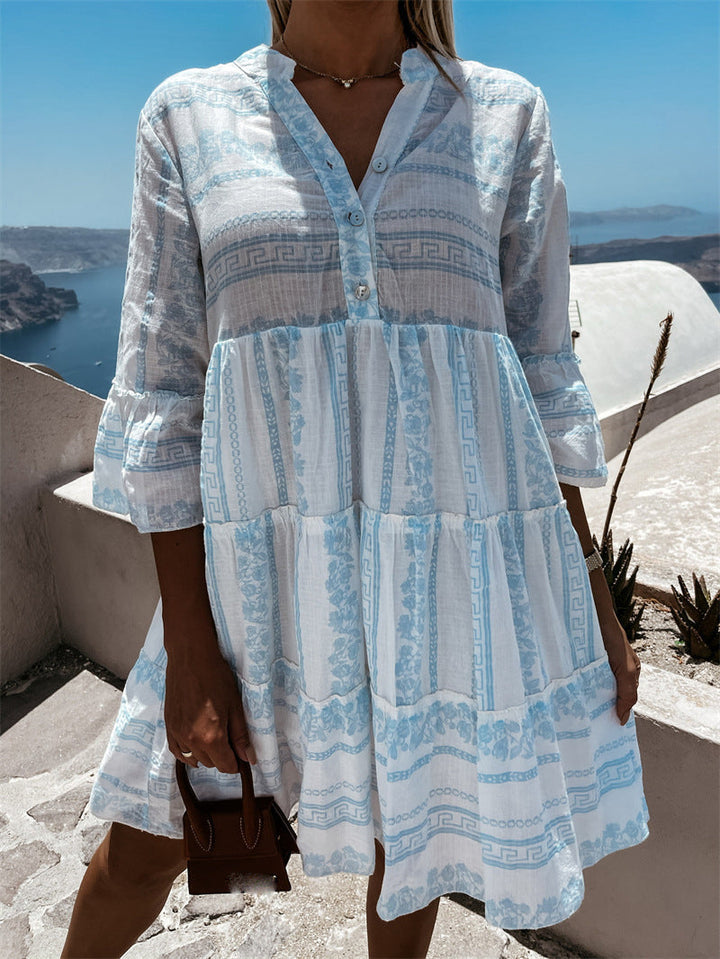 Tayambra | Boho Ruffle Dress