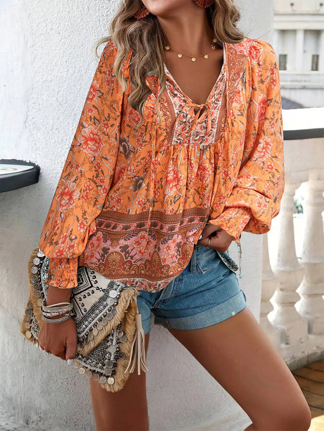 Tamsyn™ | Bohemian Floral Blouse