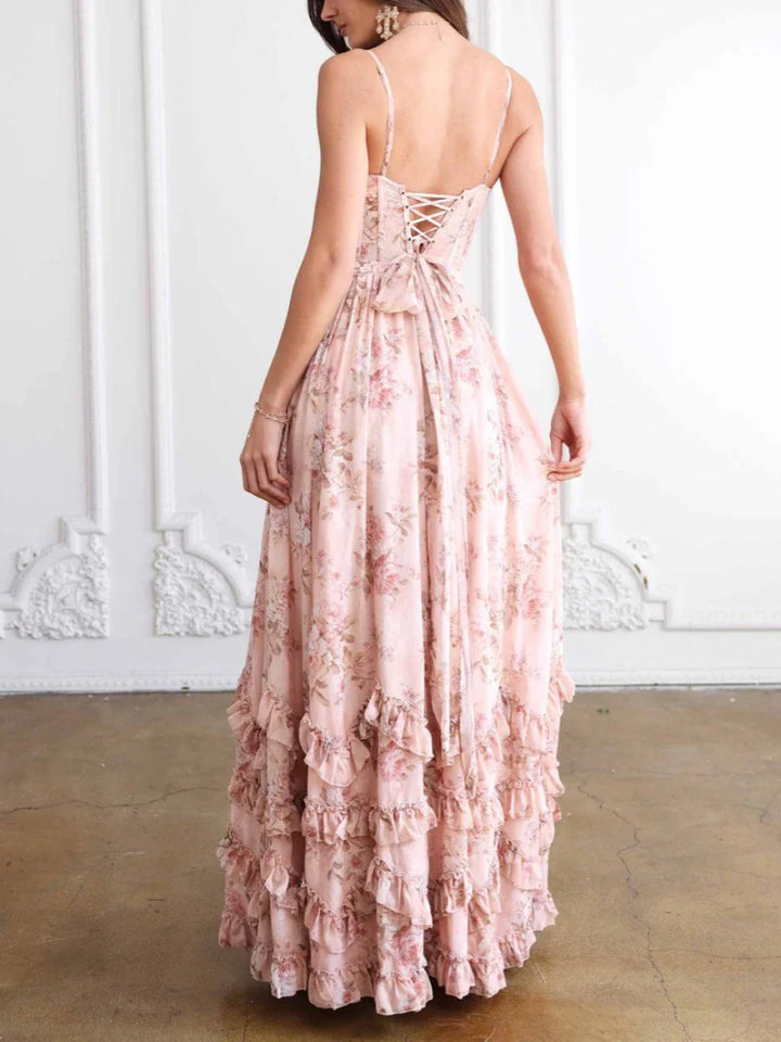 The Faith™ - Adjustable Strap Floral Dress