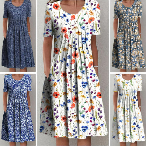 Nicolina™ – Sommerkjole med blomsterprint