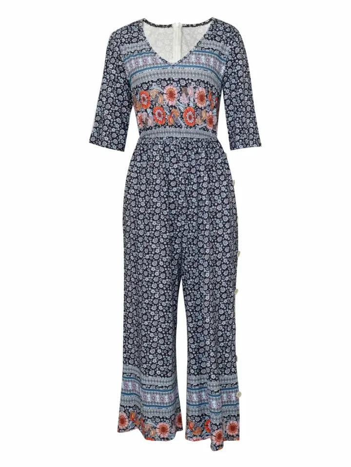 Nerina™ – Sommerlig blomster jumpsuit