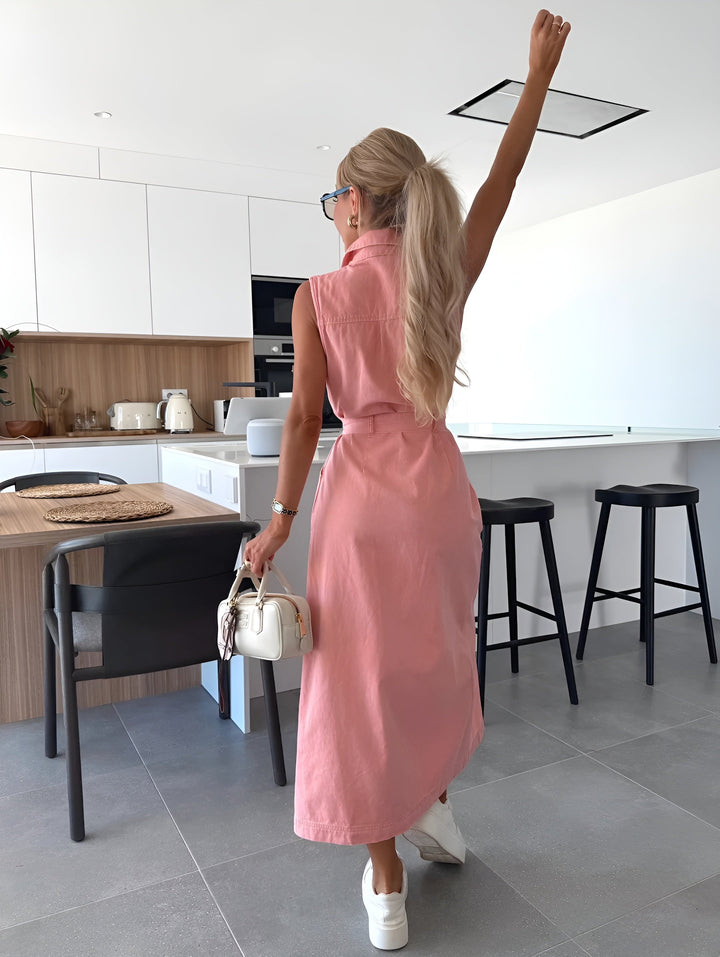 LOUISA™ DENIM KJOLE | Tidløs elegance i denim