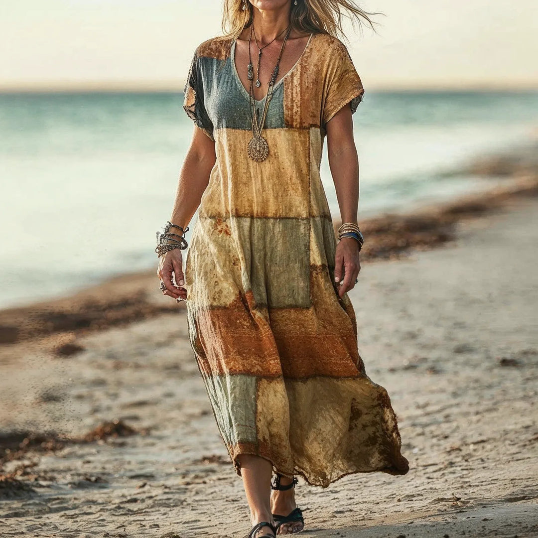 The Charlotte - Linen Maxi Dress