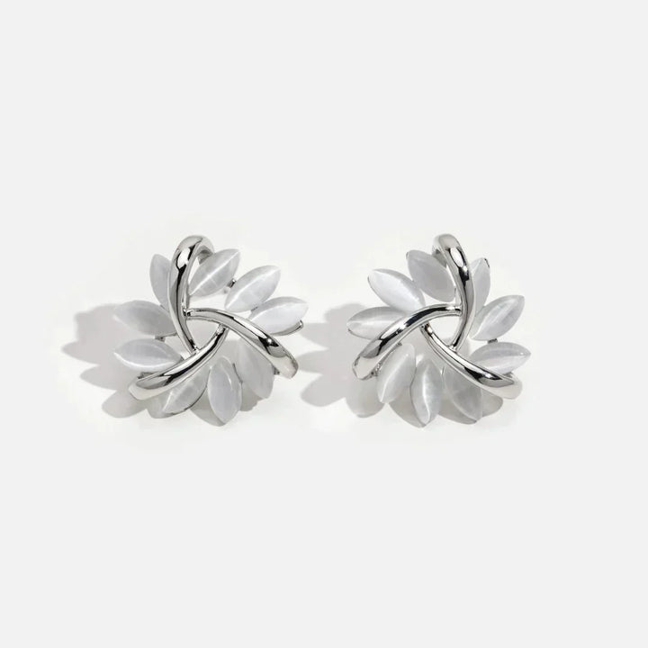 Jasmin™ - Opal Petal Hoop Earrings