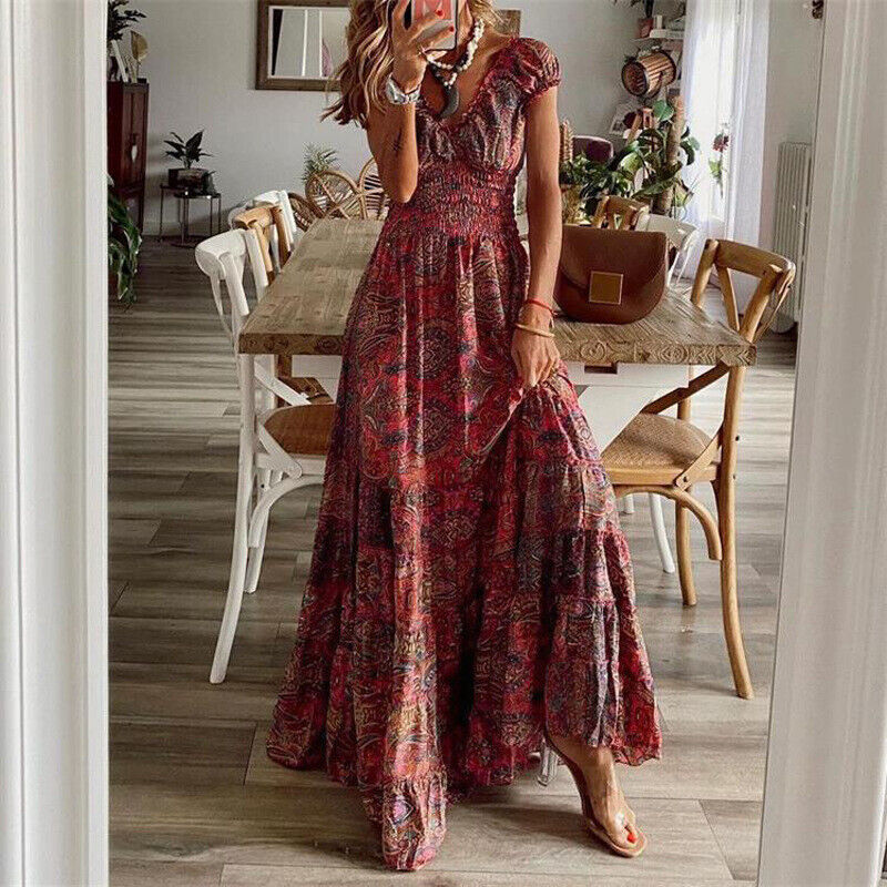 Elysia™ | Bohemian Long Maxi Dress