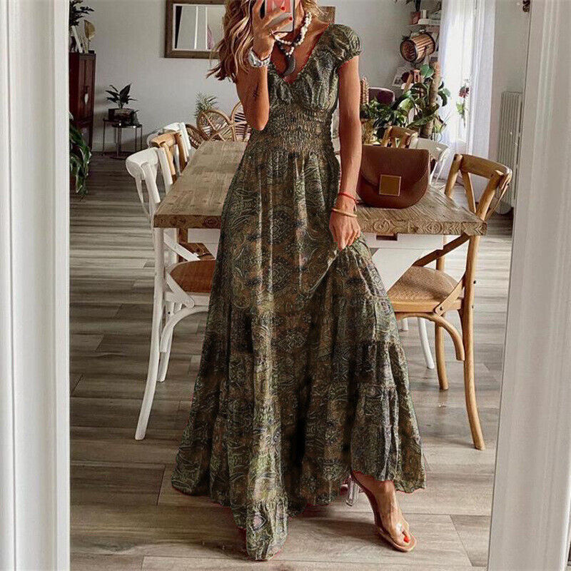Elysia™ | Bohemian Long Maxi Dress