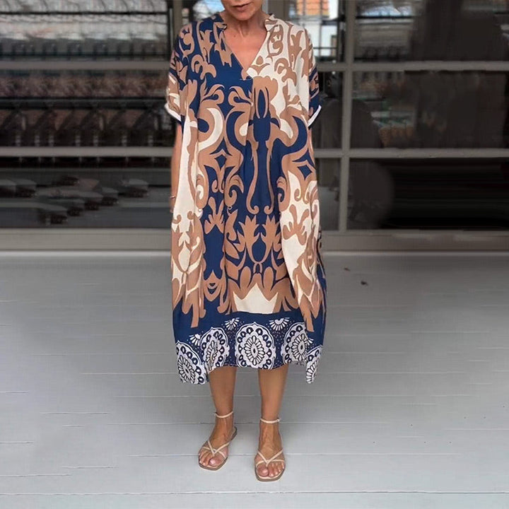 Merise™ | Bohemian Breeze Kaftan Dress