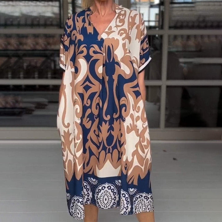 Merise™ | Bohemian Breeze Kaftan Dress