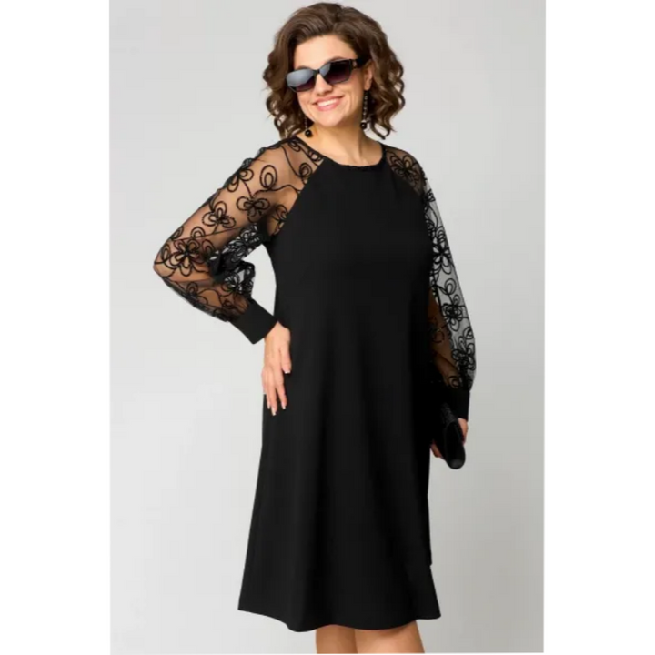 The Victoria – Elegant Lace Sleeve Dress
