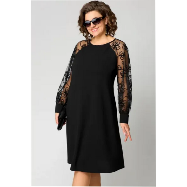 The Victoria – Elegant Lace Sleeve Dress