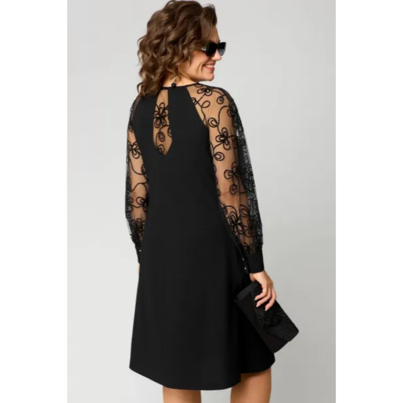 The Victoria – Elegant Lace Sleeve Dress