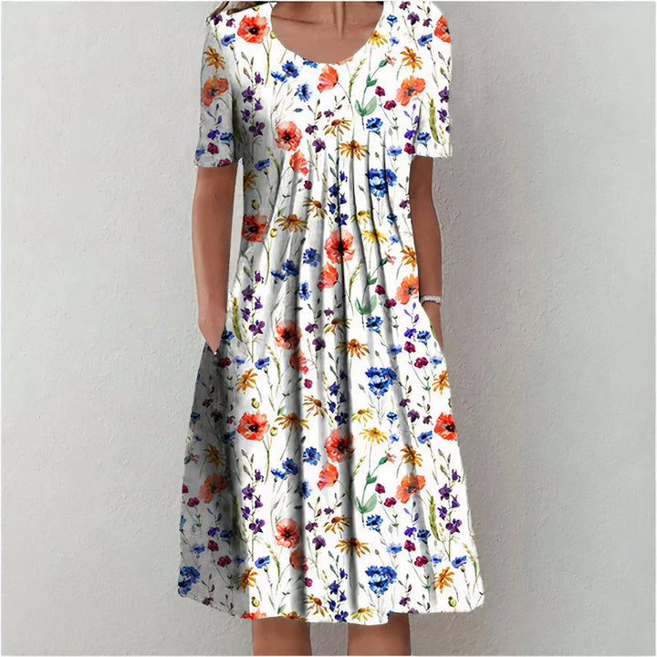 Nicolina™ – Sommerkjole med blomsterprint