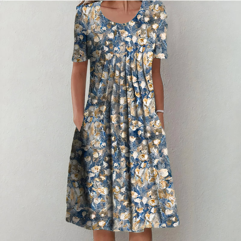 Nicolina™ – Sommerkjole med blomsterprint